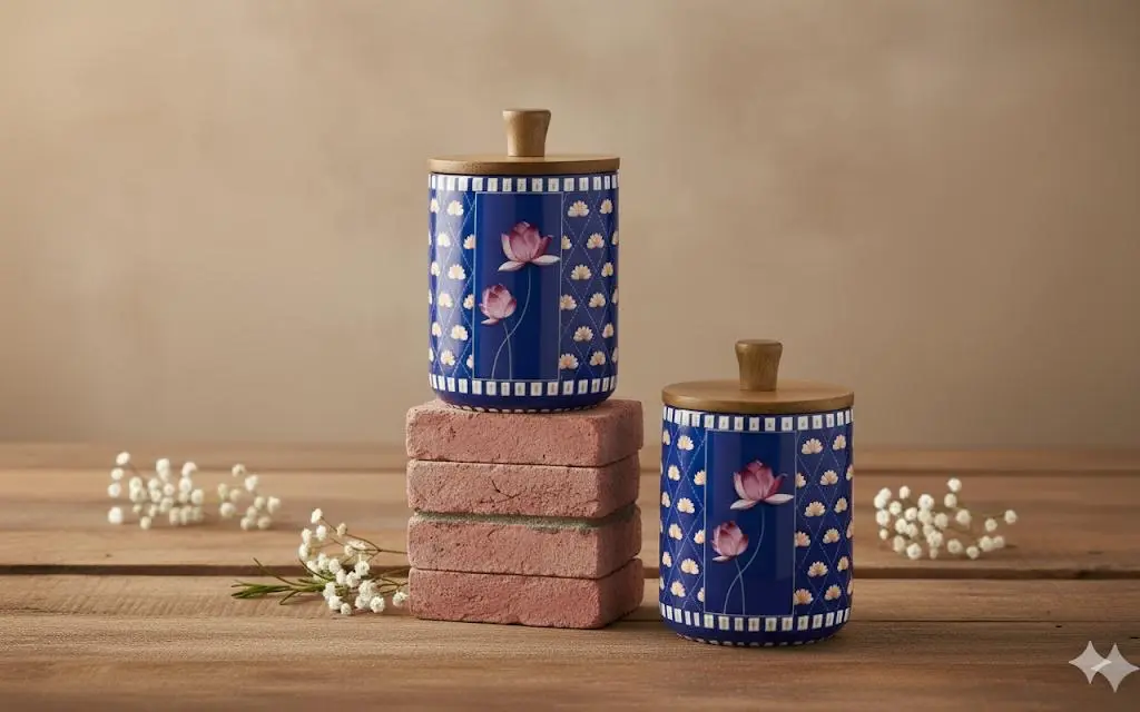 Blue Lotus Heritage Jar