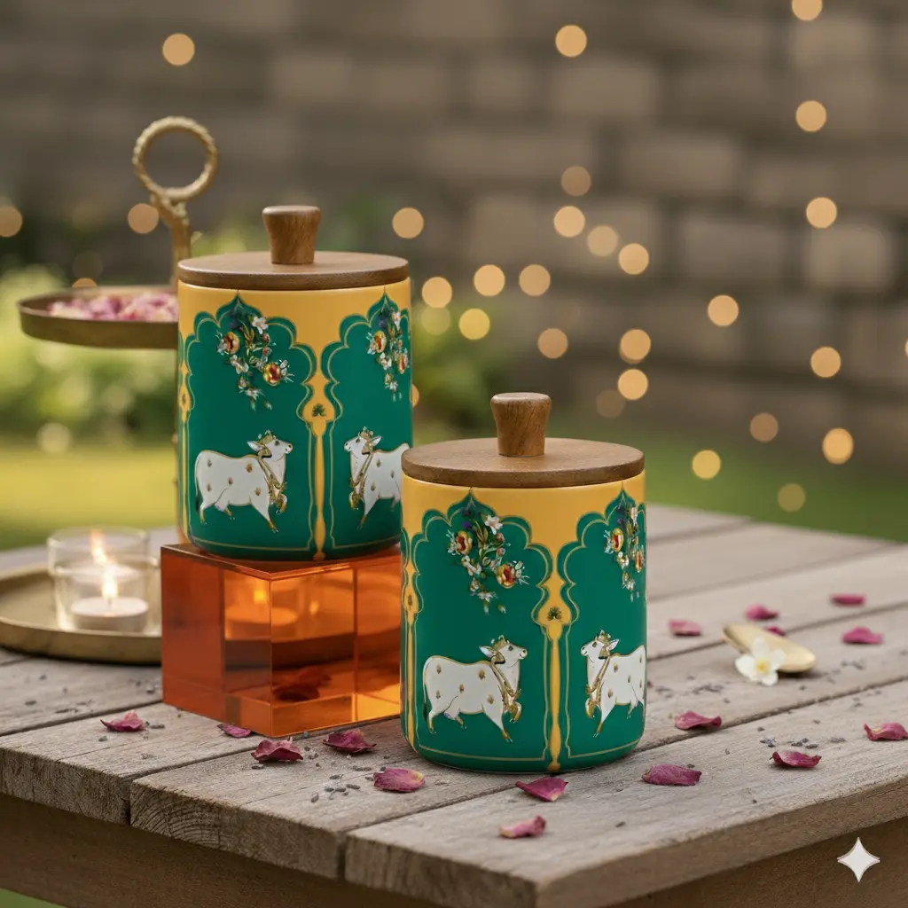 Heritage Cow Canister